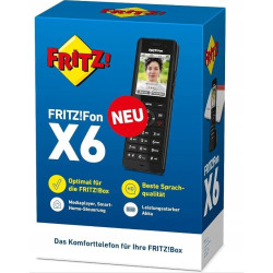 Telefon komórkowy AVM FRITZ!Fon X6 czarny